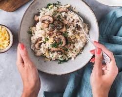 A Alquimia do Risoto de Cogumelos Vegano Perfeito
