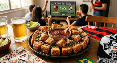 Panceta Pururuca com Molho de Goiabada: A Receita Perfeita para Flamengo x Vasco