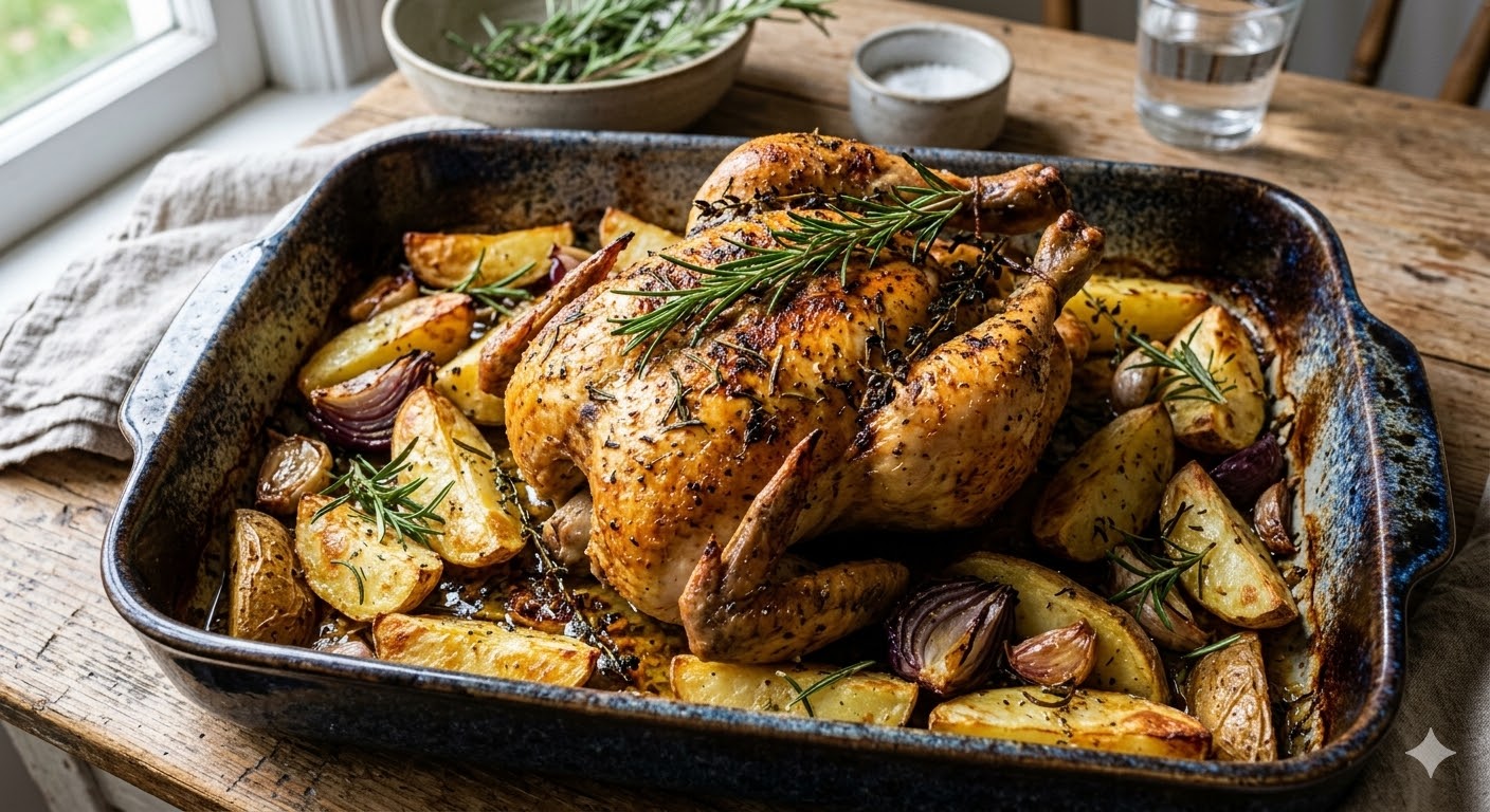 Como Fazer Frango de Forno com Batatas: Receita Simples, Suculenta e Irresistível